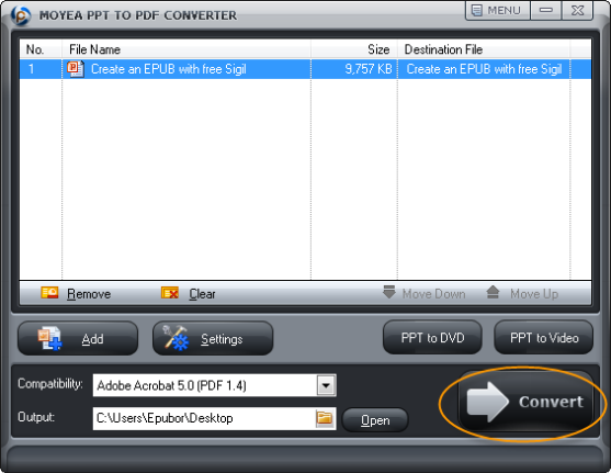 convert ppt to pdf-convert